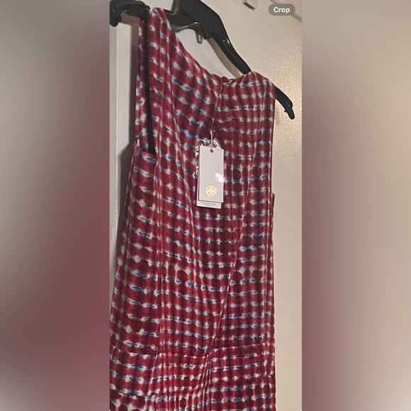 NWT STRAIGHT OFF THE RUNWAY! Tory Burch silk midi dress.Classic Elegant $795 - Picture 7 of 8